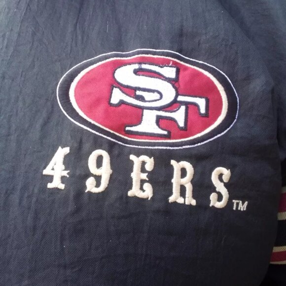 Vtg. San Francisco 49ers Pro Player NFL Experience Reversible Jacket - Size GD/L - Picture 13 of 15